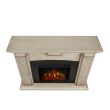 Real Flame Adelaide Electric Fireplace With Media Mantel - 7920E