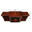 Real Flame Valmont Electric Fireplace With Media Console - 7930E