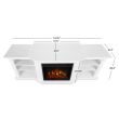 Real Flame Valmont Electric Fireplace With Media Console - 7930E