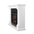 Real Flame Callaway Electric Fireplace With Media Console - 8011E - White Side