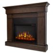 Real Flame Crawford Slim Electric Fireplace With Mantel - 8020E - Gray Hero