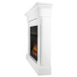 Real Flame Crawford Slim Electric Fireplace With Mantel - 8020E - White Side View