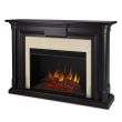 Real Flame Maxwell Electric Fireplace With Mantel - 8030E - Black