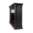 Real Flame Maxwell Grand Electric Fireplace in Blackwash - 8030E-BW - Side