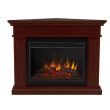Real Flame Kennedy Grand Corner Electric Fireplace in Dark Walnut - 8050E-DW