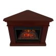 Real Flame Kennedy Electric Fireplace With Corner Mantel - 8050E - DW_Top