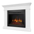 Real Flame Kennedy Electric Fireplace With Corner Mantel - 8050E - W_Hero