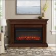 Real Flame Beau Electric Fireplace in Dark Walnut - 8080E-DW - Lifestyle