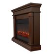 Real Flame Beau Electric Fireplace in Dark Walnut - 8080E-DW - Side