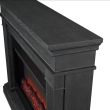Real Flame Beau Electric Fireplace With Mantel - 8080E - Gray Corner