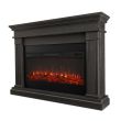 Real Flame Beau Electric Fireplace With Mantel - 8080E - Gray Hero
