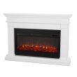 Real Flame Beau Electric Fireplace in White - 8080E-W