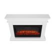 Real Flame Beau Electric Fireplace in White - 8080E-W - Top