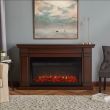 Real Flame Carlisle Electric Fireplace With Mantel - 8230E - Oak Lifestyle