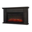 Real Flame Carlisle Electric Fireplace With Mantel - 8230E - Gray Hero