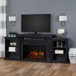 Real Flame Tracey Grand Entertainment Center Electric Fireplace in Black - 8720E-BLK - Lifestyle