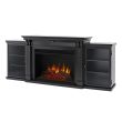 Real Flame Tracey Grand Electric Fireplace With Media Console - 8720E - Black