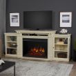 Real Flame Tracey Grand Entertainment Center Electric Fireplace Distessed White - 8720E-DSW - Lifestyle