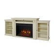 Real Flame Tracey Grand Entertainment Center Electric Fireplace Distessed White - 8720E-DSW
