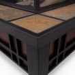 Real Flame Morrison - Black Wood Burning Fire Pit - 906-BK - Detail-Blockout-HI_RES