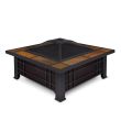 Real Flame Morrison - Black Wood Burning Fire Pit - 906-BK - Main-Blockout-HI_RES