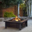 Real Flame Morrison - Black Wood Burning Fire Pit - 906-BK - Main-Lifestyle-HI_RES