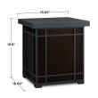 Real Flame Morrison LP Tank Cover - Black - 907-BK  - Dimensions