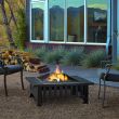 Real Flame Lafayette - Black Wood Burning Fire Pit - 908-BK - Main-Lifestyle-HI_RES