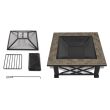 Real Flame Larkspur Black Wood Burning Fire Pit - 909-BLK - Accessories