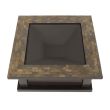 Real Flame Alderwood Wood Burning Fire Pit - 910-BK - Top-HI_RES