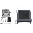 Real Flame Breton Gray Wood Burning Fire Pit - 940-GRY - Accessories