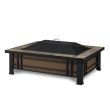 Real Flame Hamilton Natural Slate Tile Wood Burning Fire Pit - 946-NST