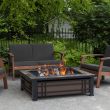 Real Flame Hamilton Natural Slate Tile Wood Burning Fire Pit - 946-NST - Lifestyle-HI_RES