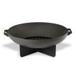 Real Flame Anson Gray Wood Burning Fire Pit - 958-GRY - Front