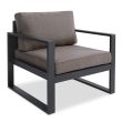 Real Flame Baltic Chair Set (2 Chairs) - Black - 9611-BK