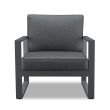 Real Flame Baltic Chair Set (2 Chairs) Gray - 9611-GRY - Front