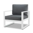 Real Flame Baltic Chair Set (2 Chairs) White - 9611-WHT