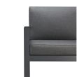 Real Flame Baltic 3 Seat Sofa - Gray - 9621-GRY - Detail 1
