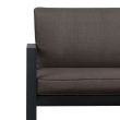 Real Flame Baltic Love Seat - Black - 9624-BK - Detail