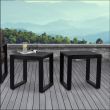 Real Flame Baltic End 2 Tables - Black - 9625-BK - lifestyle