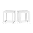 Real Flame Baltic End 2 Tables White - 9625-WHT - pair