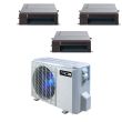 27,000 BTU 21 SEER2 ACiQ 3-Zone Concealed Duct Mini Split System - 9+9+12 - 27,000 BTU 21 SEER2 ACiQ 3-Zone Concealed Duct Mini Split System - 9+9+12 - ES-27Z-M3/ACIQ-09CD-HH-M-2/ACIQ-12CD-HH-M