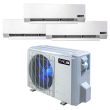 27,000 BTU 24.6 SEER2 ACiQ 3-Zone Wall Mounted Mini Split System w/ WiFi - 9+9+9 - ES-27Z-M3/ACIQ-09W-HH-M-3