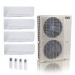 48000 BTU ACiQ Standard 24 SEER2 4 Zone Wall Mount Mini Split Heat Pump System – R454B | 230V – 6 + 9 + 9 + 12