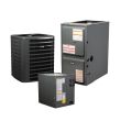 2 Ton 15.2 SEER2 96% AFUE 80000 BTU Gas Furnace and R32 Air Conditioner System - Downflow - AQ-GLXS5BA2410 / AQ-CAPTA3022C3 / AQ-GD9S960804CN
