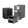 2 Ton 15.2 SEER2 96% AFUE 60000 BTU Gas Furnace and R32 Air Conditioner System - Horizontal - AQ-GLXS5BA2410 / AQ-CHPTA3026B3 / AQ-GD9T960603BN