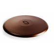 HPC Round Copper Vein Flat Fire Pit Covers - For Fire Pits With Glass Or Lava Rock - FPHC-C-B-1