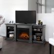 Real Flame Fresno Electric Fireplace With Media Console - G1200E