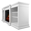 Real Flame Fresno Electric Fireplace With Media Console - G1200E