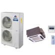 56,000 BTU 15 SEER Dual Zone Ceiling Cassette Gree Heat Pump System 18+24